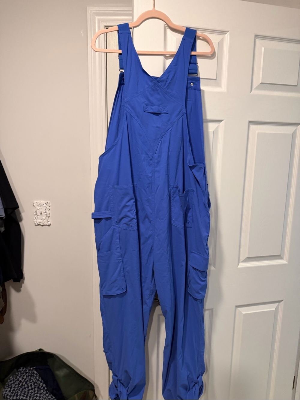 Duluth Trading Co Nwt Blue Women's Waterproof Overalls Jumpsuit - Picture 2 of 8